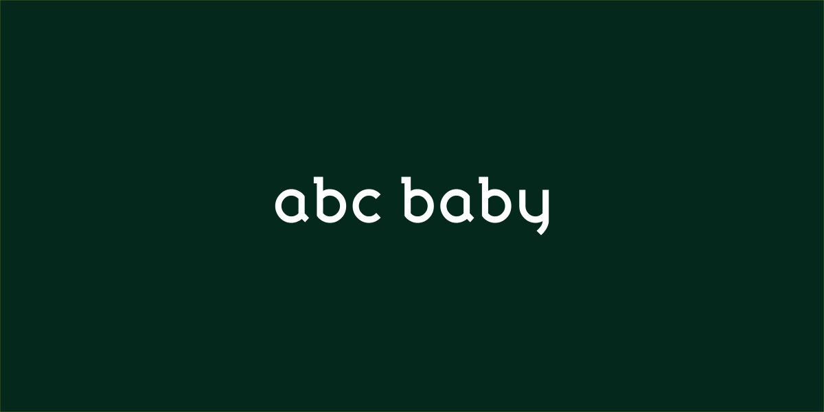 ABC BABY商標設(shè)計稿