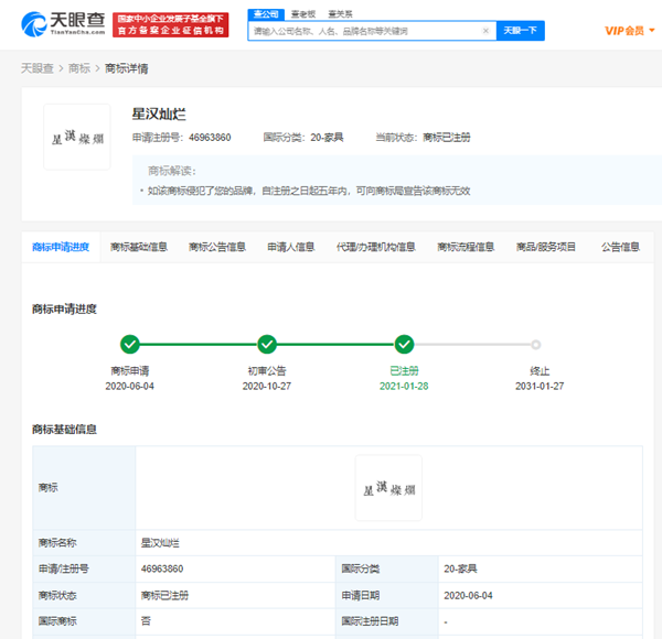 吳磊趙露思主演的《星漢燦爛》被多家公司搶注商標(biāo)