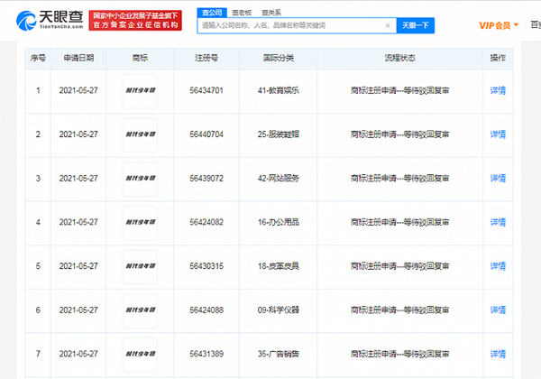 時代峰峻多個“時代少年團”商標(biāo)注冊申請被駁回