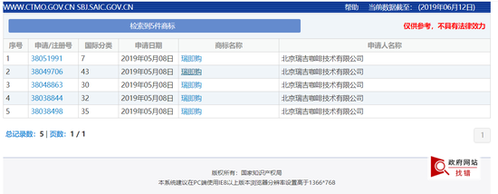 瑞幸咖啡自助咖啡機(jī)“瑞即購”商標(biāo)已提交注冊