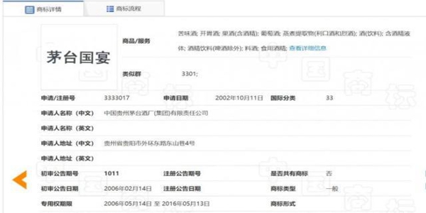 繼“國酒”商標注冊失敗后，茅臺“國宴”也迎來終結(jié)