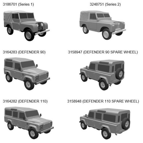 路虎六件汽車立體模型商標被宣告無效