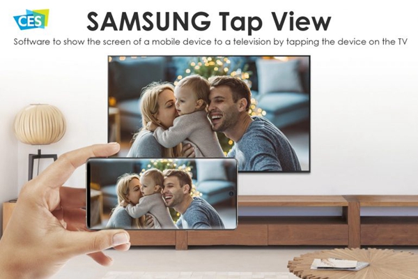 三星最新投屏技術“Samsung Tap View”在歐盟注冊商標