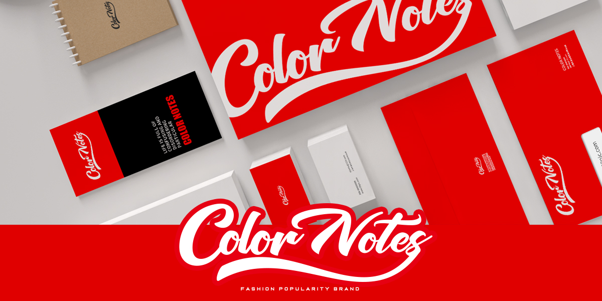 COLOR NOTES商標設計稿