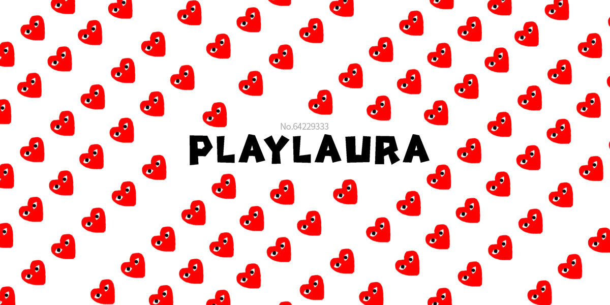 PLAYLAURA商標設計稿