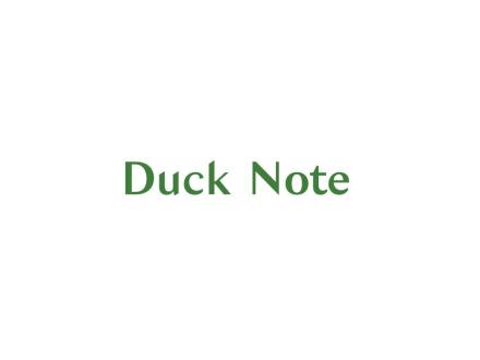 DUCKNOTE